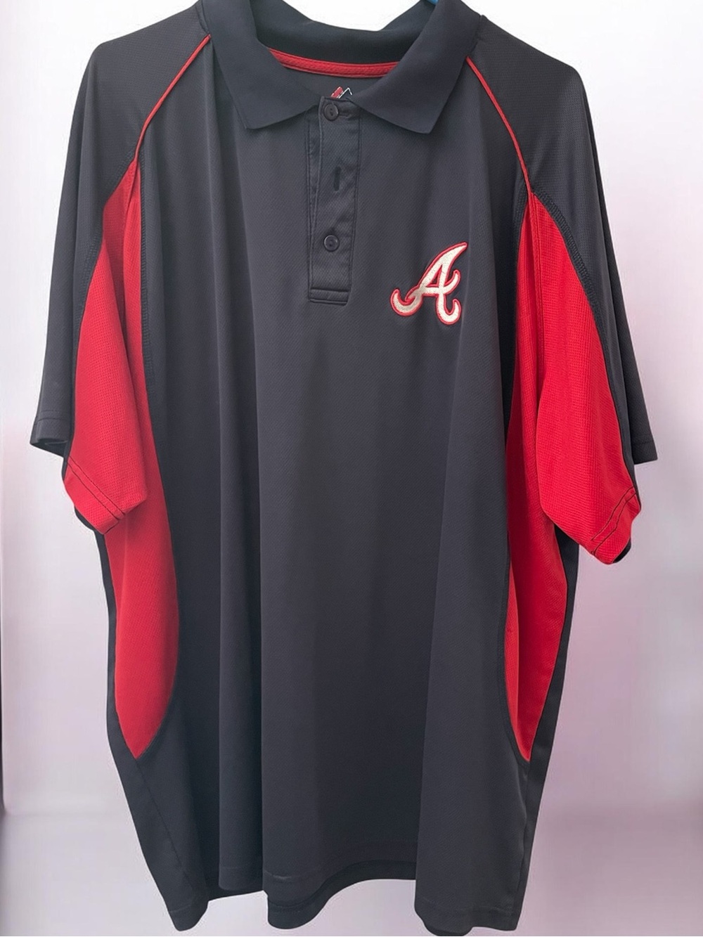 Atlanta Braves 3X Polo Shirt by Majestic